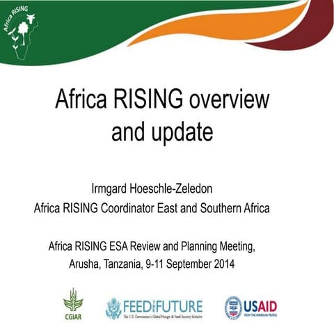 Africa RISING overview and update