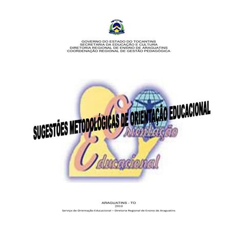 Sugestões metodológicas de Orientação Educacional
