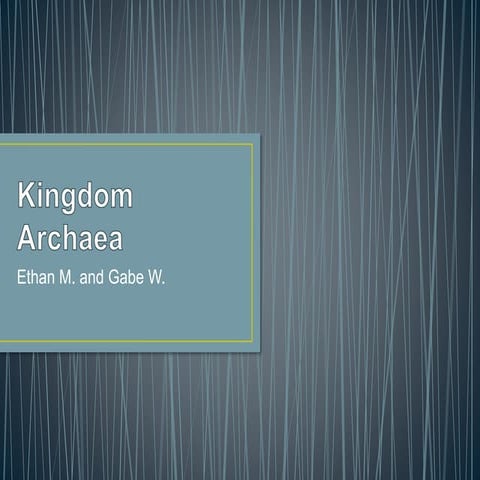 Archaebacteria mixed