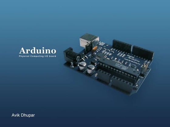 Intro to Arduino