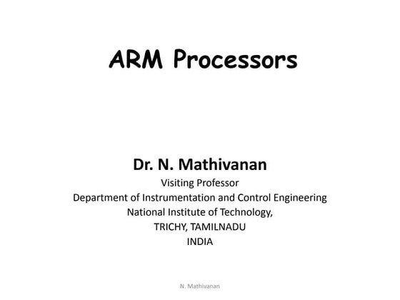ARM Processors