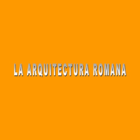 Arquitectura Romana Illueca