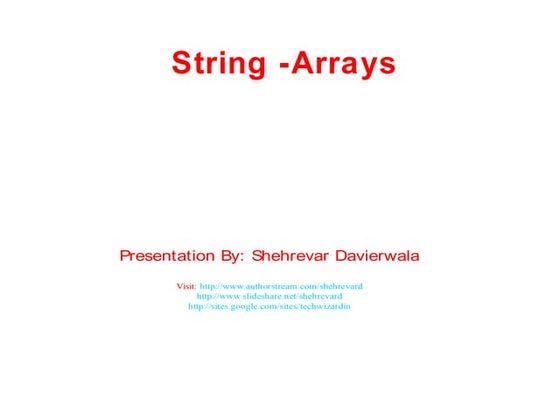 Array in Java