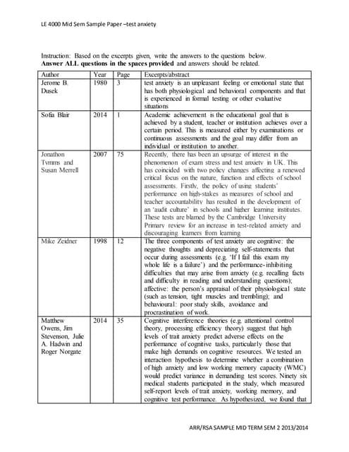 Arrrsa   mid sem sample test anxiety