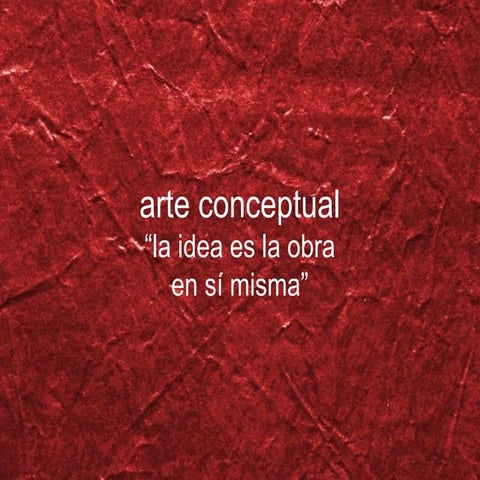 Arte conceptual