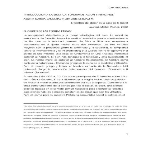 Articulo bioetica