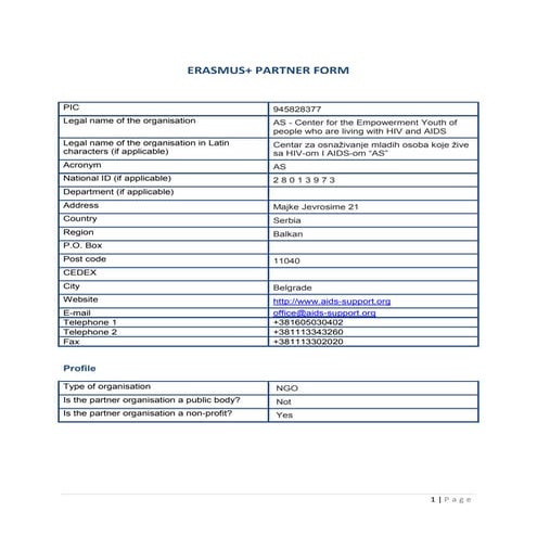 AS Centar - aids-support.org