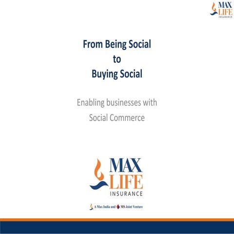From Being Social to Buying Social