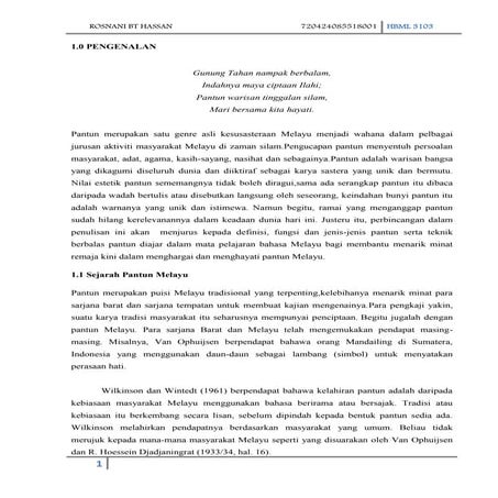 Asigment pantun sem9