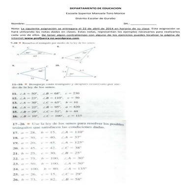 Asignacion para entregar