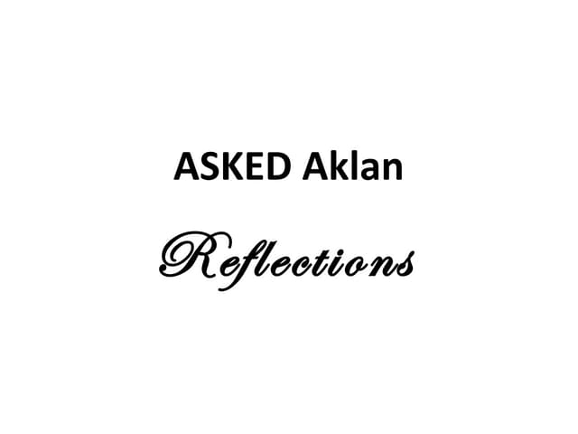 Attitude Skills and Knowledge Training