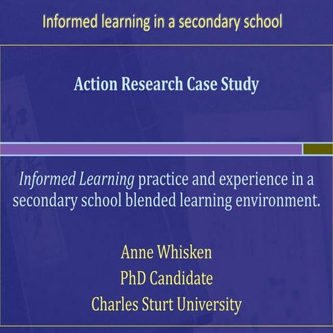 action research and informed learning