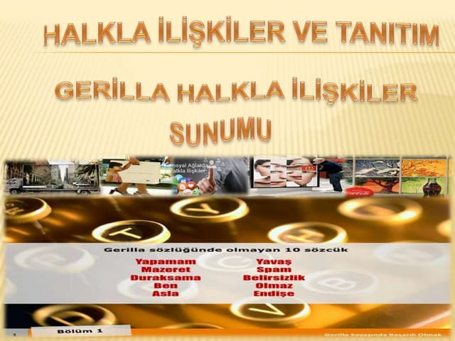 ASLI ŞENGÜL HALKLA İLİŞKİLER ÖDEVİ