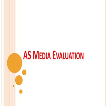As media evaluation