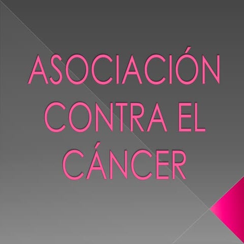 Asociación contra el cáncer