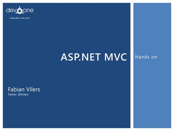 Asp.netmvc handson