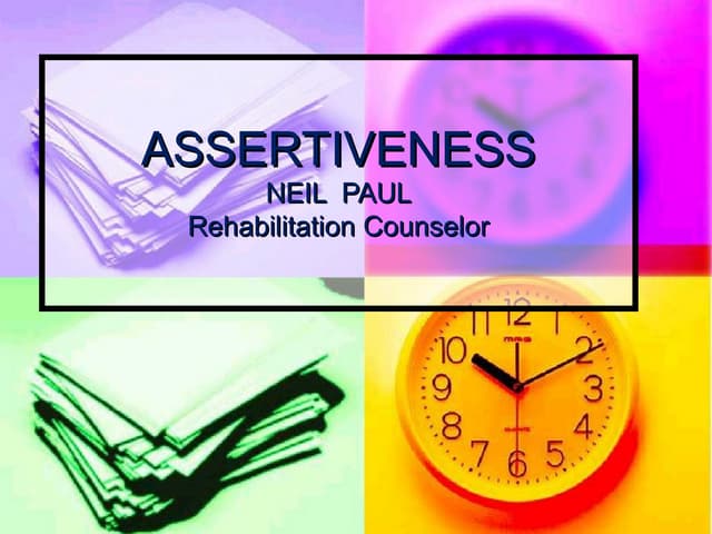 Assertiveness ppt