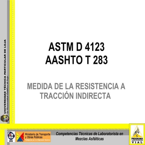 MEDIDA DE LA RESISTENCIA A TRACCIÓN DIRECTA