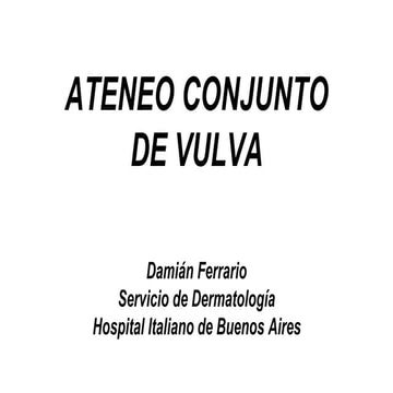 Ateneo vulva 20 de marzo 2015