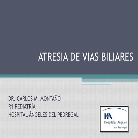 Atresia de vias biliares 