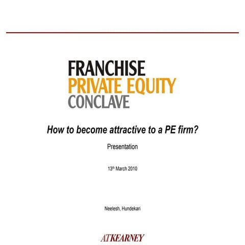 Attracting Private Equity