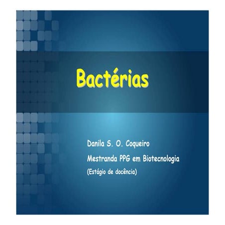 Aula   bacteriologia
