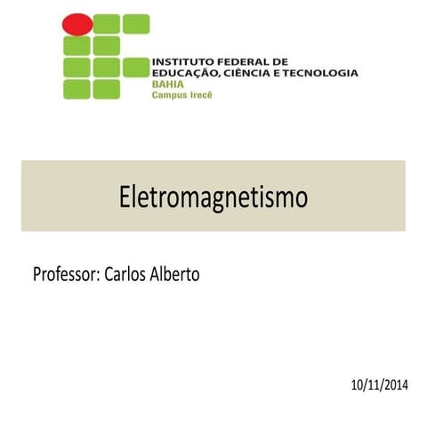 Aula 1 - Turma Inf./Ele.