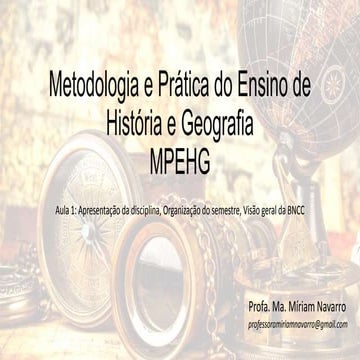 MPEHG AULA 1: Visão geral da BNCC 