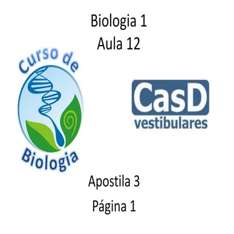 Aula 12 - Tecnologia do DNA recombinante
