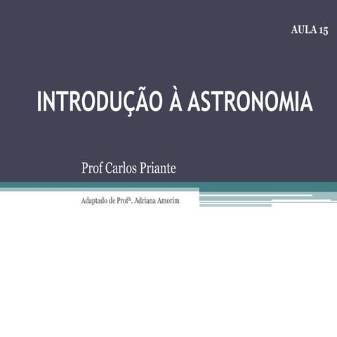 Introdução à Astronomia