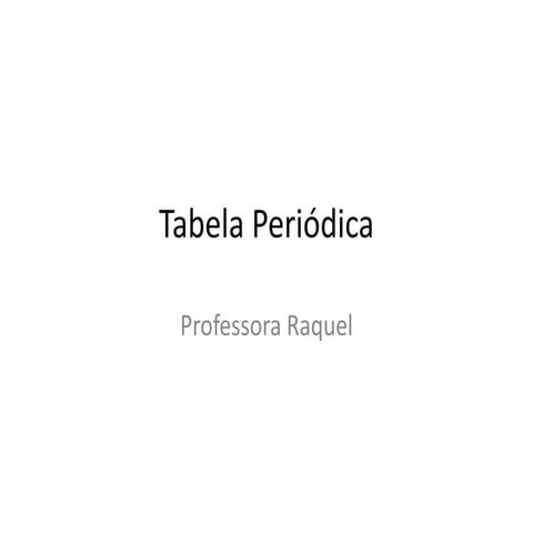 Aula 9 tabela periódica nono ano