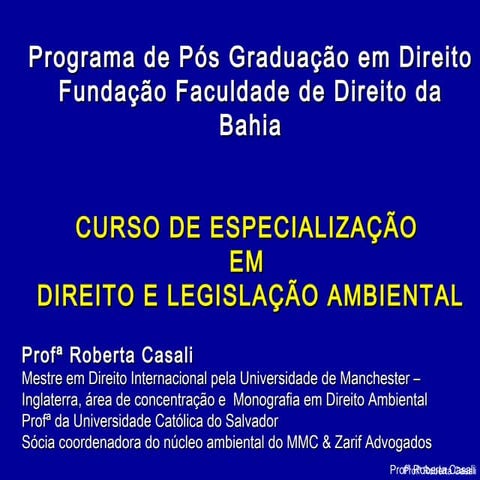 Aula código florestal e mata atlântica