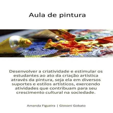 Aula de pintura pdf