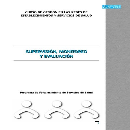 Guia de Evaluación, Monitoreo y Supervisión para servicios de salud