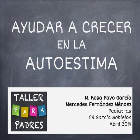 Taller de Padres - Autoestima
