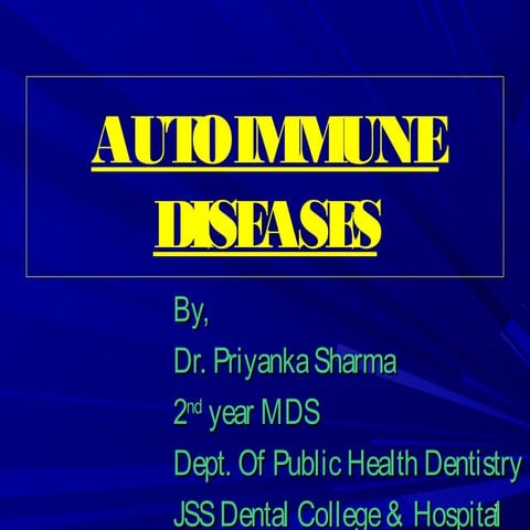 Auto-immune diseases