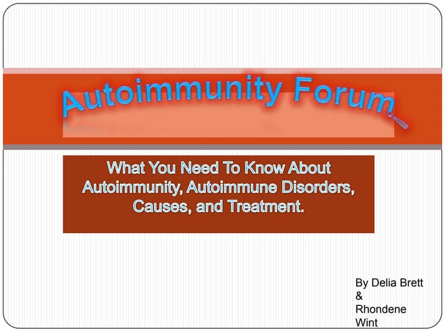 Autoimmune forum