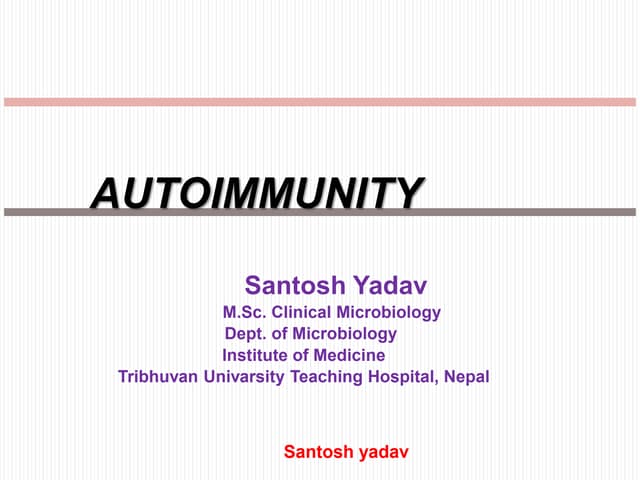 Autoimmunity