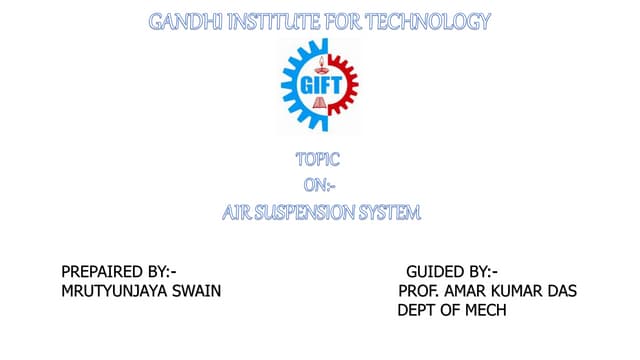 Automatic air suspension