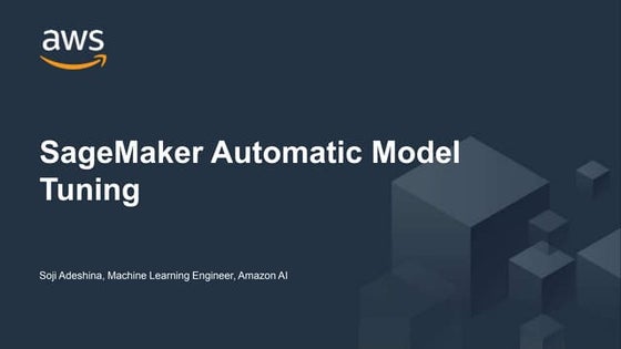 Sagemaker Automatic model tuning