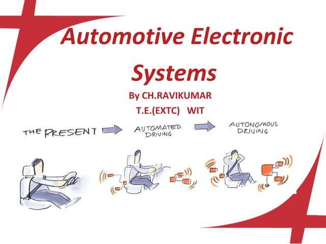 Automotive electronics Systems by Ravikumar Chilmula
