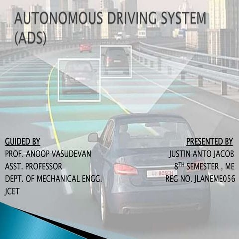 Autonomous driving system (ads)