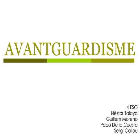 Avantguardisme(2)