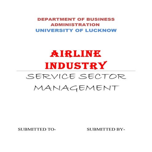Aviation industry