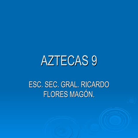 EQUIPO AZTECAS 9