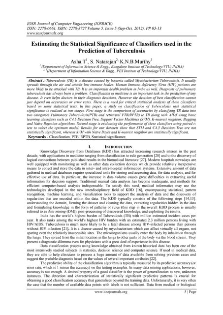Estimating the Statistical Significance of Classifiers used in the  Predictio...