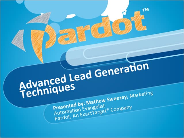 Advanced Lead Generation Techniques