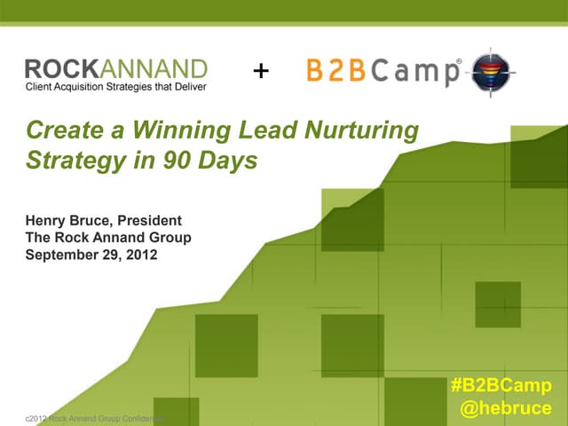 Create a Winning Lead Nurturing Campaign in 90 Days