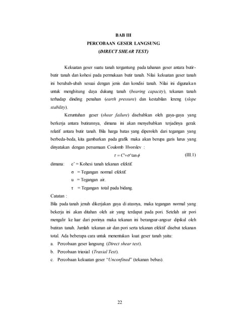 Bab 3 geser langsung