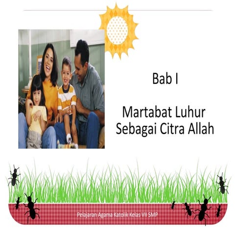 Bab 1 Martabat Luhur Sebagai Citra Allah